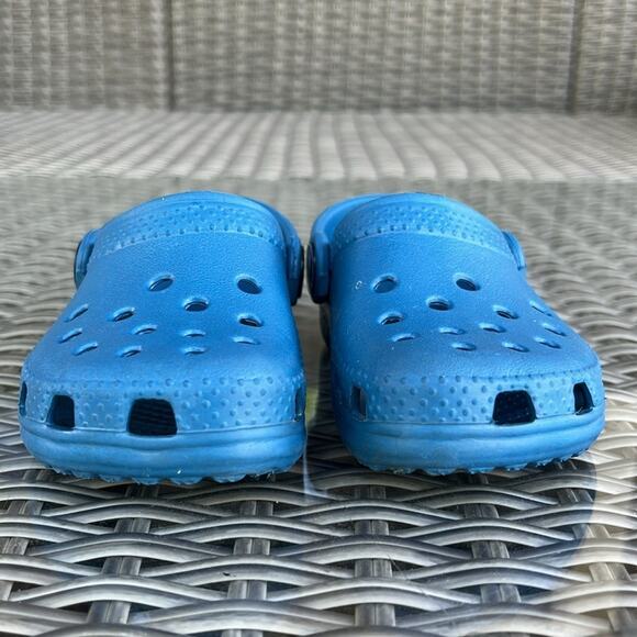 CROCS Toddler Classic Teal Blue Size 4 - Picture 2 of 5